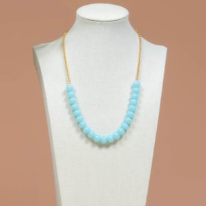 Flourish Aquamarine Necklace