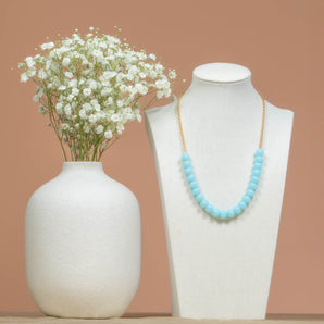 Flourish Aquamarine Necklace