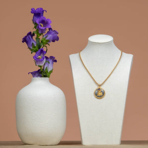 Flourish Two Toned Bee Necklace