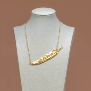 Flourish Feather Necklace