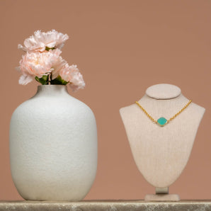 Amazonite Floating Gem Necklace