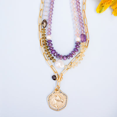 Purple Flow Luxe Necklace