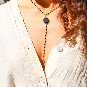 Black Onyx Spiritual Rosary