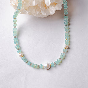 Chalcedony Gemstone Necklace