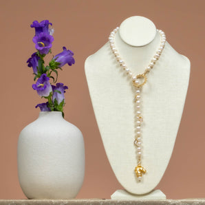 Pearl Lariat Necklace