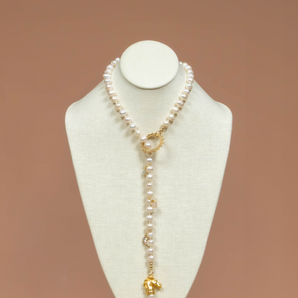 Pearl Lariat Necklace