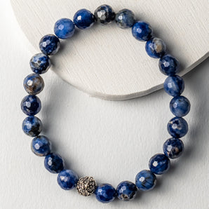 Men's Sodalite Regular Bracelet