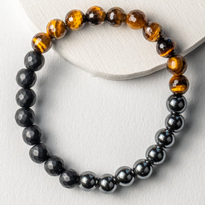 Men's Hematite Regular Bracelet