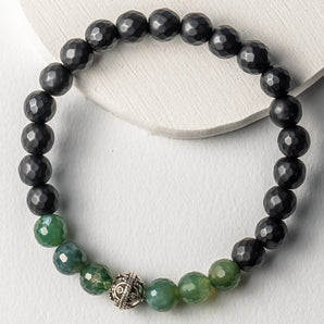 Men's Black Onyx Regular Bracelet