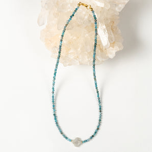 Labradorite Clover Petite Choker