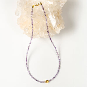Amethyst Clover Petite Choker