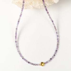 Amethyst Clover Petite Choker