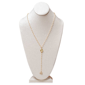 Clear Quartz & Lemon Topaz Spiritual Rosary