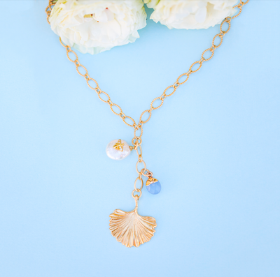 Ginkgo Leaf Luxe Necklace