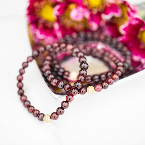 Garnet Petite Bracelet