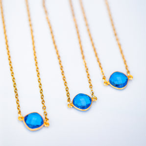 Blue Topaz Floating Gem