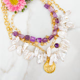 Amethyst Bee Luxe Necklace