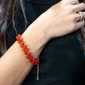 Carnelian Cuff Bracelet