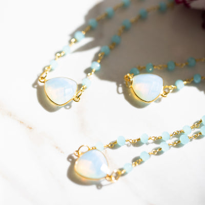 Opalite and Amazonite Necklace